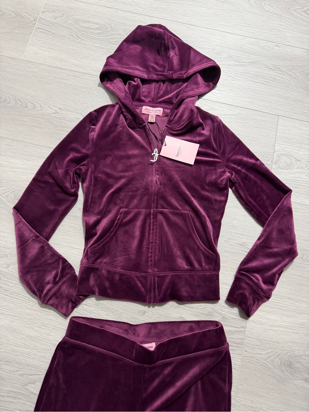 🍇Juicy Couture Velour🍇 Track Set - Plum - Picture 4 of 4